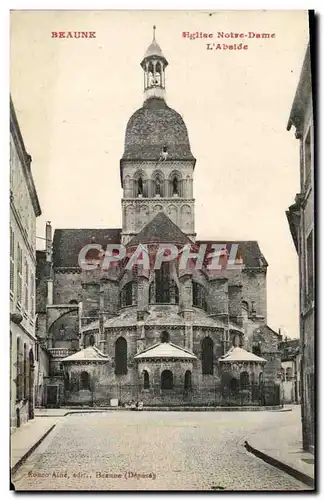 Ansichtskarte AK Beaune Eglise Notre Dame L Abside