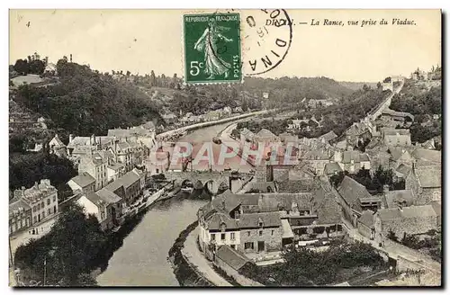 Cartes postales Dinan La Rance vue prise du Viaduc