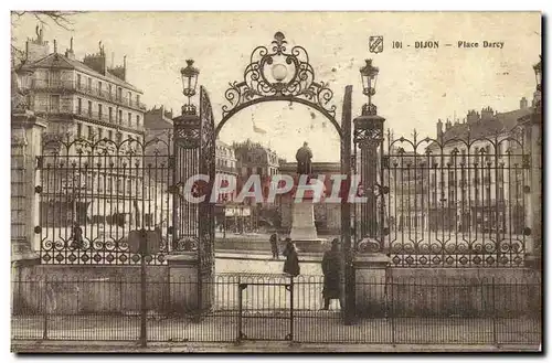 Cartes postales Dijon Place Darcy