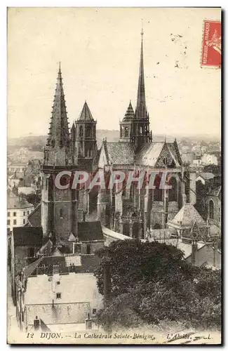 Ansichtskarte AK Dijon La Cathedrale Sainte Benigne