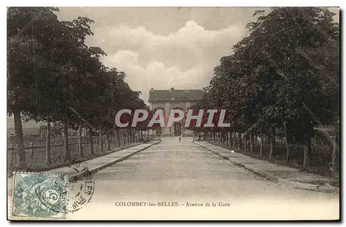 Cartes postales Colombey le Belles Avenue de la Gare