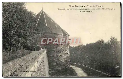 Cartes postales Langres Tour de Navarre
