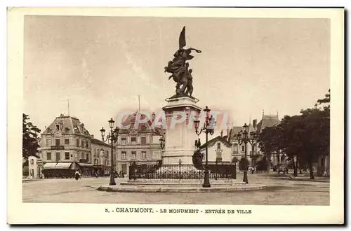 Cartes postales Chaumont Le Monument Entree De Ville