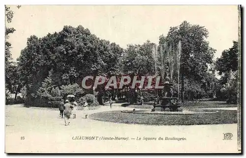 Ansichtskarte AK Chaumont Le Square du Boulingrin