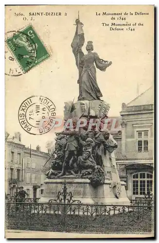 Ansichtskarte AK Saint Dizier Le Monument de la Defense Militaria