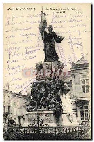 Ansichtskarte AK Saint Dizier Le Monument de la Defense de 1544 Militaria