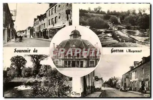 Moderne Karte Souvenir de Gorron