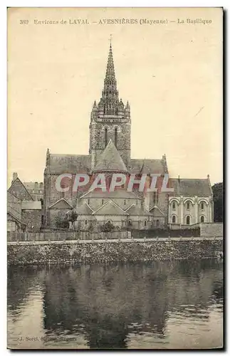 Ansichtskarte AK Environs de Laval Avesnieres La Basilique