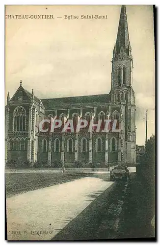 Cartes postales Chateau Gontier Eglise Saint Remi