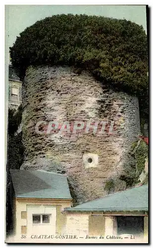 Cartes postales Chateau Gontier Ruines du Chateau