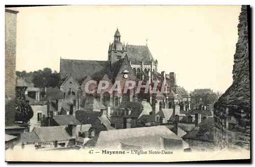 Cartes postales Mayenne L Eglise Notre Dame