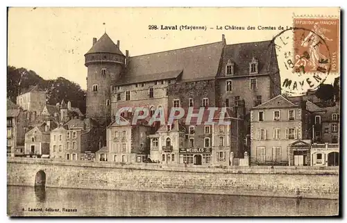 Cartes postales Laval Le Chateau des Comtes