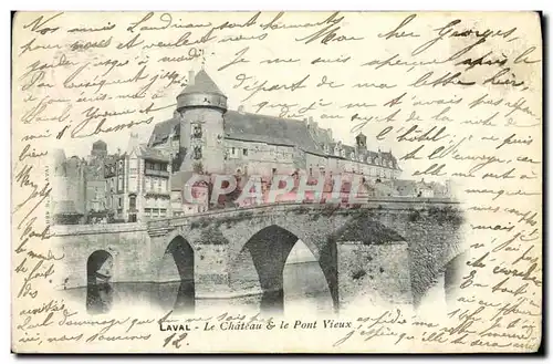 Cartes postales Laval La Chapelle le Pont Vieux