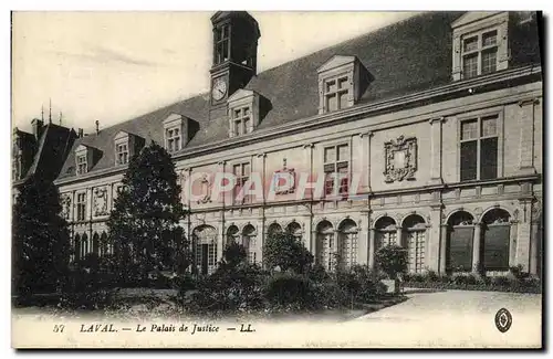 Cartes postales Laval Le Palais de Justice