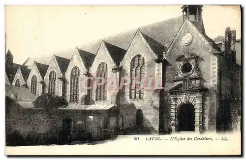 Cartes postales Laval L Eglise des Cordeliers