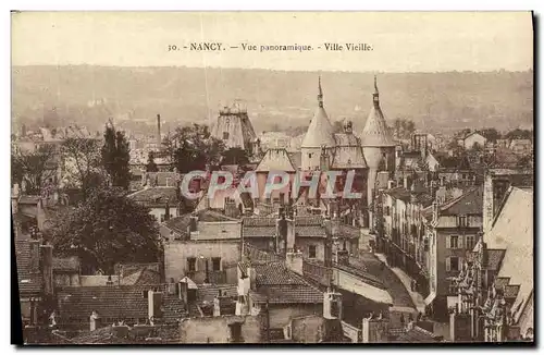 Cartes postales Nancy Vue Panoramique Ville Vieille