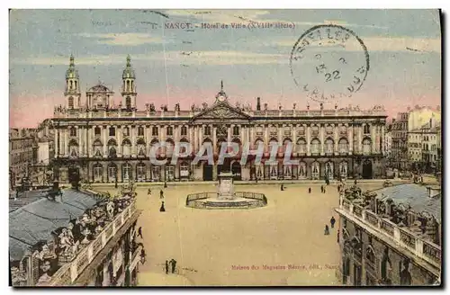 Cartes postales Nancy Hotel de Ville