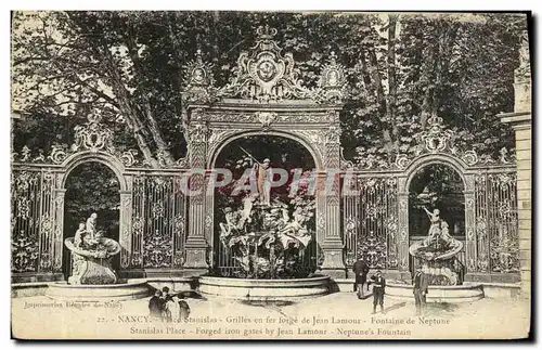 Ansichtskarte AK Nancy Place Stanislas Grilles en fer forge de Jean Lamour