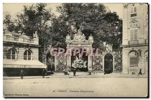 Cartes postales Nancy Fontaine d Amphitrite