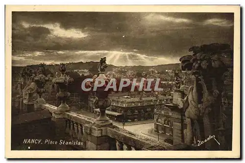 Cartes postales Nancy Place Stanislas