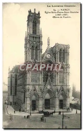 Ansichtskarte AK Nancy Eglise Saint Pierre Saint Stanislas Oeuvre de Vautrin