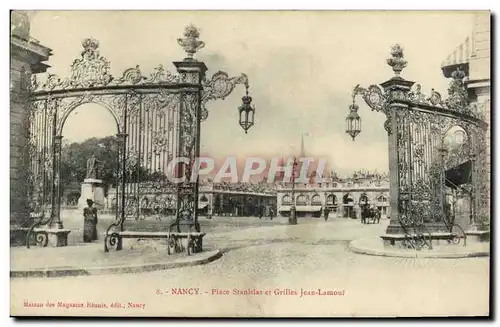 Cartes postales Nancy Place Stanislas et Grilles Jean Lamour