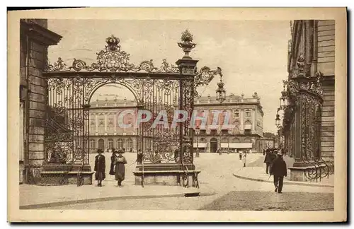 Ansichtskarte AK Nancy Place Stanislas Grilles en fer forge de Jean Lamour