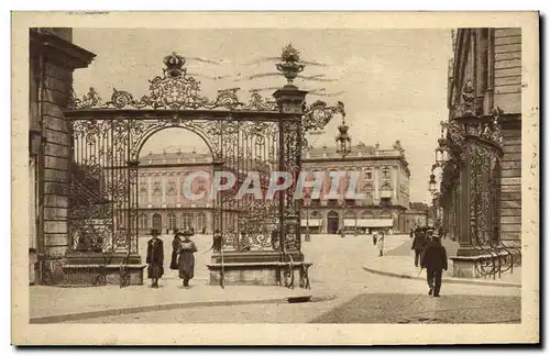 Ansichtskarte AK Nancy Place Stanislas Grilles en fer forge de Jean Lamour