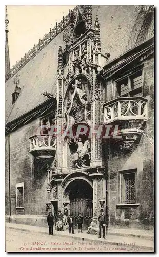 Ansichtskarte AK Nancy Palais Ducal Statue du duc Antoine