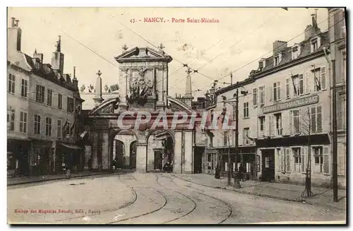 Cartes postales Nancy Porte Saint Nicolas