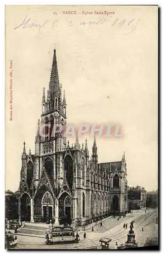 Cartes postales Nancy Eglise Saint Epvre