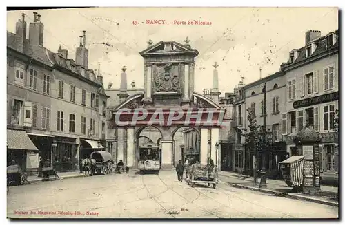 Cartes postales Nancy Porte St Nicolas