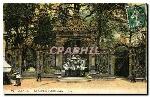 Cartes postales Nancy Fontaine d Amphitrite