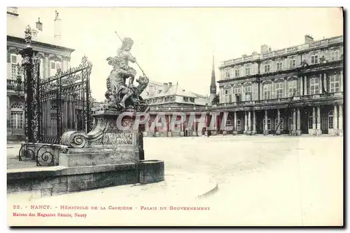 Ansichtskarte AK Nancy Hemicycle de la Carriere Palais du Gouvernement