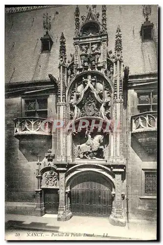 Ansichtskarte AK Nancy Portail du Palais Ducal