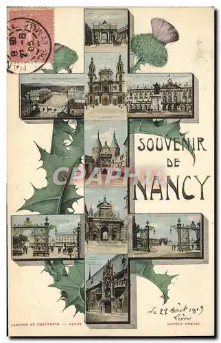 Cartes postales Souvenir de Nancy