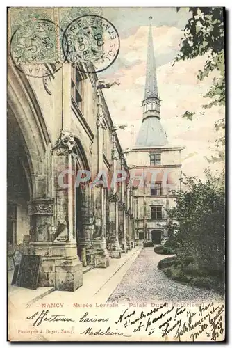 Cartes postales Nancy Musee Lorrain Palais Ducal