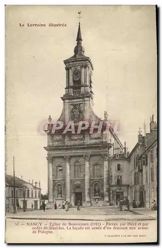 Cartes postales Nancy Eglise De Bonsecours Elevee par Here