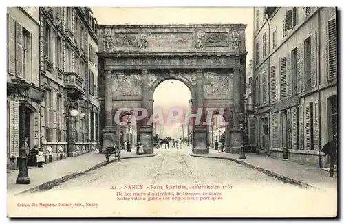 Cartes postales Nancy Porte Stanislas