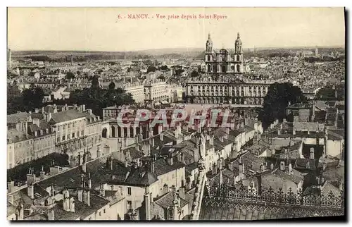 Cartes postales Nancy Vue Prise depais Saint Epvre