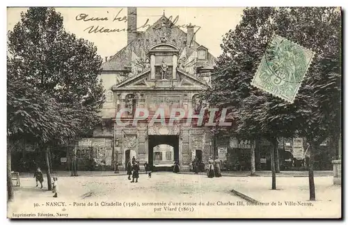 Cartes postales Nancy Porte de la citadelle