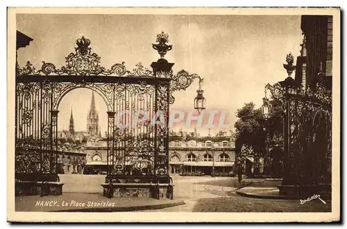 Cartes postales Nancy La Place Stanislas