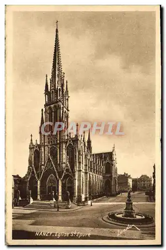 Cartes postales Nancy Eglise St Epvre