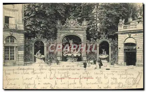 Cartes postales Nancy Fontaihe De Neptune