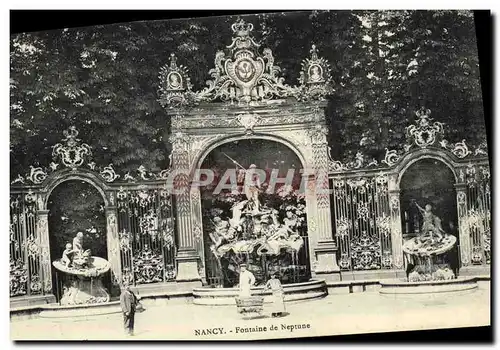 Cartes postales Nancy Fontaine de Neptune