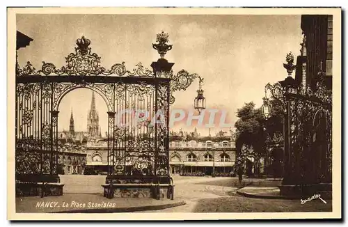 Cartes postales Nancy La Place Stanislas