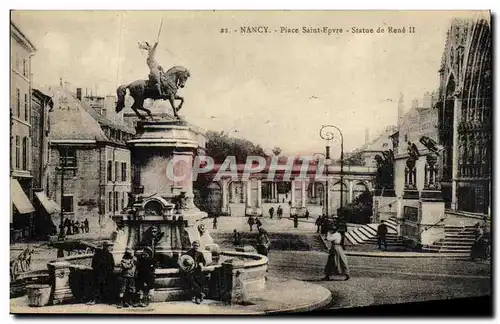 Ansichtskarte AK Nancy La Place Saint Epvre de Rene II Enfants