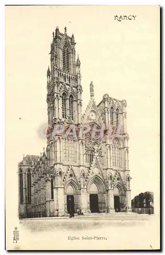 Cartes postales Nancy Eglise Saint Pierre