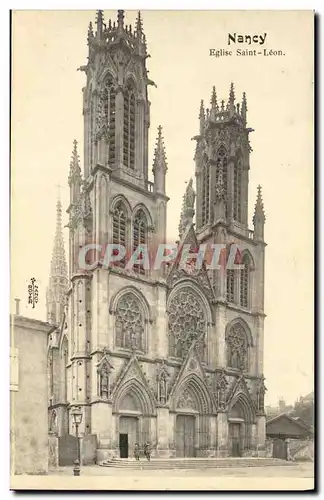 Cartes postales Nancy Eglise Saint Leon