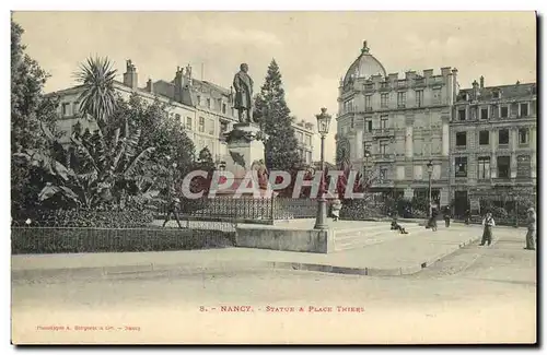 Cartes postales Nancy Statue Place Thiers